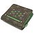 Cartera Compact Zip Plegable Monogram Perforada Louis Vuitton Verde Verde claro Monograma - vista 3