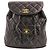 Classique Sac à dos Chanel Vintage Matelassé en agneau Noir