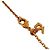 Pendente Louis Vuitton Spiky Valentine Necklace Argento D'oro - vista 4