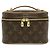 Bolso Pouch Mini Louis Vuitton Monogram Nice Castaño Blanco Monograma - vista 2