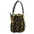 Borsa a secchiello mini Fendi Zucca Montresor Marrone Nero - vista 2