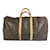 Borsa Louis Vuitton Monogram Keepall 55 Marrone Monogramma