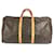 Borsa Louis Vuitton Monogram Keepall 55 Marrone Monogramma - vista 2
