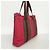 Hermès Hermes Troca Horizontal MM Canvas Tote Bag Rot - Ansicht 2