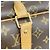 Borsa Louis Vuitton Boston Monogram Sirius 45 Marrone - vista 10