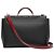 Borsa Fendi Peekaboo in pelle nera (misura Large ) Nero Rosso