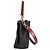 Borsa Fendi Peekaboo in pelle nera (misura Large ) Nero Rosso - vista 9
