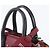 Borsa a mano in pelle Louis Vuitton City Steamer MINI Rosso Arancione Bordò - vista 3