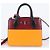 Borsa a mano in pelle Louis Vuitton City Steamer MINI Rosso Arancione Bordò - vista 4