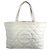 Borsa Tote a Spalla Chanel CC Coco Mark Logo Bianco Giallo
