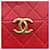 Vanity Case Chanel Small Red Caviar Leather Rosso - vista 16