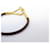 Hermès HERMES JUMBO BRACELET BROWN LEATHER & GOLD METAL 17.5 CM LEATHER BANGLE STRAP  - view 11