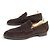 SCARPE SANTONI MOCASSINI 6949 8.5 IT 43.5 FR CAMOSCIA LOAFERS SHOES