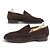 SCARPE SANTONI MOCASSINI 6949 8.5 IT 43.5 FR CAMOSCIA LOAFERS SHOES - vista 3