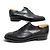 CHAUSSURES JM WESTON 300 RICHELIEU 7.5D 41.5 CUIR NOIR + EMBAUCHOIRS SHOES - vue 3