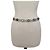 CHANEL T80 GÜRTEL METALLKETTE MEDAILLONS LOCO CC CAMELIA 2004 Silber - Ansicht 2