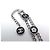 CHANEL T80 GÜRTEL METALLKETTE MEDAILLONS LOCO CC CAMELIA 2004 Silber - Ansicht 3
