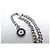 CHANEL T80 GÜRTEL METALLKETTE MEDAILLONS LOCO CC CAMELIA 2004 Silber - Ansicht 4