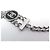 CHANEL T80 GÜRTEL METALLKETTE MEDAILLONS LOCO CC CAMELIA 2004 Silber - Ansicht 5