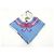 Hermès FULAR VINTAGE HERMES FANTAISIES DU ROY 1ª EDIZIONE CARRE 90 SETA Blu - vista 14