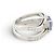 OMEGA MONEDSTEIN-CABOCHON & DIAMANT RING 1.4CT T62 18K WEISSGOLD 22GR Silber - Ansicht 2