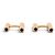 NUOVI GEMELLI CARTIER DECORATI CON MOLLE IN ORO 18K E ONIX D'oro - vista 2