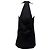 Alexander McQueen Mini Halter Kleid aus schwarzer Wolle - Ansicht 3