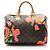 Borsa Louis Vuitton Limited Edition Monogram Canvas Roses Speedy 30 Marrone - vista 3