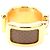 Orecchini a clip Oran PM Hermès placcati in oro D'oro Metallico