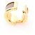Orecchini a clip Oran PM Hermès placcati in oro D'oro Metallico - vista 4