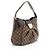 Borsa a Spalla Louis Vuitton Damier Ebene Sistina MM Marrone - vista 2
