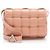 Bolsa transversal Cassette em couro acolchoado Bottega Veneta Rosa