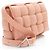 Bolsa transversal Cassette em couro acolchoado Bottega Veneta Rosa - vista 2