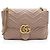 Borsa Gucci Matelasse Leather GG Marmont XL con patta Marrone Beige