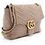 Borsa Gucci Matelasse Leather GG Marmont XL con patta Marrone Beige - vista 2