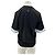 Laurence Bras T-shirt nera con bordi a righe Nero - vista 2
