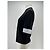 Laurence Bras T-shirt nera con bordi a righe Nero - vista 4