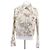 Giacca Lanvin Stampata in Cotone Bianca M Bianco
