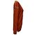 Chloé Cardigan mit V-Ausschnitt aus Kaschmir in Rost Orange - Ansicht 3
