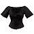 Ganni Halterneck-Bluse aus schwarzem Polyester
