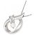 Autre Marque Collana di Diamanti PT900 PT850 Argento - vista 3