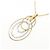 Autre Marque Collana con Diamanti Au750/PT900/Au750 D'oro - vista 4