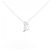 Autre Marque Collana in oro bianco Au750 e diamanti Argento