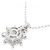 Autre Marque Collana in oro bianco Au750 e diamanti Argento - vista 4