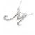 Autre Marque Au750 Weißgold Diamant Initialen M Halskette Silber - Ansicht 4