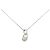 Autre Marque Collana in platino e diamanti Argento
