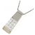 Autre Marque Collana di Diamanti PT900 PT850 Argento - vista 3