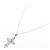 Autre Marque Collana Croce K10WG Argento - vista 2