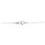 Autre Marque Collana Croce K10WG Argento - vista 4
