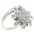 Autre Marque Au750 Weißgold Diamantring Silber